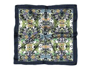 Geometric Vintage Style 90x90cm Satin Square Silk <b>Scarf</b> Custom Abstract Dot Pattern <b>Neck</b> Wrap Promotion Pinkweave Wholesale - Product Image 5