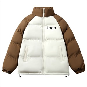 Custom Logo Front Men Streetwear Thick Winter <b>Warm</b> <b>Waterproof</b> Puffer <b>Jacket</b> - Product Image 5