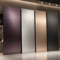 Panneau mural et planche en PVC de style moderne, imperméable et écologique, avec dimensions personnalisées