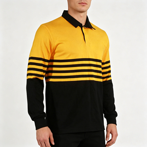 Maillot d'entraînement de rugby personnalisé, T-shirt de sport imprimé, léger, respirant, séchage rapide, tenue d'équipe pour hommes, adultes, clubs, écoles - Product Image 4