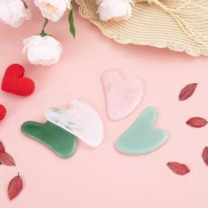 ขายส่งแผ่นกัวซาเรซิ่นสีชมพูทำมือ FAIZA CRAFT พร้อมด้ามจับขนาดใหญ่ อุปกรณ์นวดตัวเพื่อสุขภาพหลัง  ขั้นต่ำในการสั่งซื้อน้อย รับทำโลโก้ตามสั่ง OEM - Product Image 1