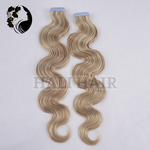 Wholesale 100g Single Weft Vietnamese Remy <b>Body</b> Wave Tape <b>Hair</b> Extensions Highest Grade All Colors Dyed! - Product Image 3