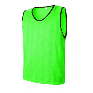 Customizable Wholesale Soccer Football <b>Training</b> Jersey Age Group Adults OEM Service Available Mesh Sleeveless <b>Bib</b> Vest - Product Image 1