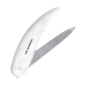 Custom Colors & Sizes Beauty Tool for Nail Care Individual & Salon Use Professional Folding Nail <b>File</b> with Plastic Handle - Product Image 1