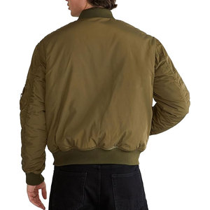 Chaqueta Bomber Clásica Informal para Hombre, Tejido Cómodo, Perfecta para el Atuendo Diario - Product Image 3