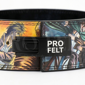 Hot Selling Custom Embroidery Design Leather Powerlifting Gym Training <b>Belt</b> Steel Buckle Fitness Back Support Comfort Fit <b>Belt</b> - Product Image 4