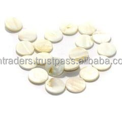 Boutons en nacre blanche à quatre trous, écologiques, à bord fin, très vendus, pour vêtements, logo personnalisable, faits à la main, modernes - Product Image 6