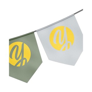 Drapeau rectangulaire en polyester Kim Flags Chine, avec mât en aluminium, impression numérique, durable, pour promotion, modèle ATF01 - Product Image 2