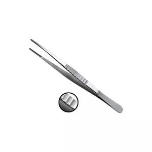 Tijeras Quirúrgicas Manuales de Alta Calidad, Pinzas de Pulgar, Pinzas Dentadas Rectas para Disecar Tejidos - Product Image 2