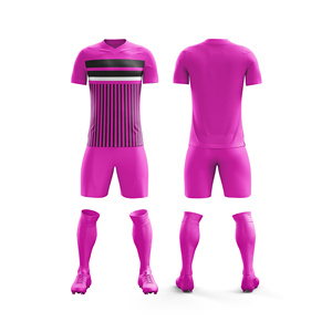 Conjunto de Uniforme de Fútbol Personalizado |   Tallas para Hombres, Mujeres y Jóvenes |   Ropa Deportiva Ligera de Secado Rápido al por Mayor - Product Image 4
