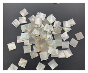 Pierres ovales polies en nacre naturelle de haute qualité, écologiques, pour la fabrication de bijoux de luxe, d'ornements et d'objets de collection d'art - Product Image 1