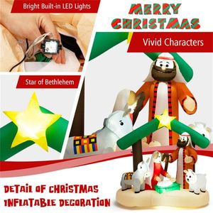 6.7 Feet LED Lights Christmas Inflatable Outdoor Holiday Yard Decorations - Product Image 5
