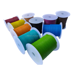 Reliance haute qualité cordon en cuir rond régulier en vrac approvisionnement personnalisé bijoux à bricoler soi-même collier artisanat Bracelet accessoires de mode - Product Image 5