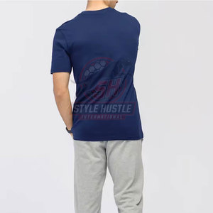 เสื้อยืดคอวีผู้ชาย ผ้าฝ้าย ทรงเข้ารูป แขนสั้น สำหรับขายออนไลน์ - Product Image 6