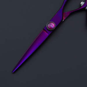 Ciseaux de barbier professionnels en acier inoxydable de haute qualité avec poignée pivotante pour salon de coiffure, qualité A+, pour droitiers - Product Image 4