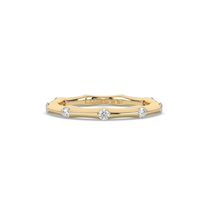 14K 10K Gold 0.32Ct Round Brilliant Lab Grown Diamond <b>Ring</b> Unique Lightweight Style Anniversary Stackable <b>Ring</b> Certified - Product Image 6