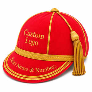 Solid Velvet Adjustable Unisex Presentation Cap Metallic Trim Detailing Luxury Honors <b>Hat</b> Celebration Trophy <b>Display</b> Memorabilia - Product Image 6