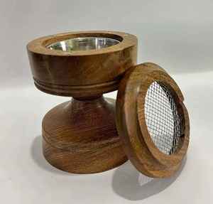 Ensemble Mubkhar exclusif en bois de santal arabe, brûleur de Bakhoor écologique avec encens indien et accessoires Oud, anti-odeur, toutes saisons - Product Image 6