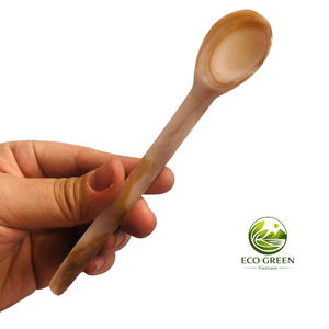 Cuchara Artesanal de Nácar con Mango de Madera, Cuchara de Concha Natural, Proveedor de Vajilla Ecológica para el Mercado de la UE y EE. UU. - Product Image 6