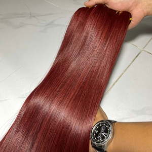 ผมเวียดนามแท้คุณภาพสูงแบบตรง สำหรับผู้หญิง ราคาส่งจากโรงงาน สีน้ำตาลกำลังเป็นที่นิยม - Product Image 1