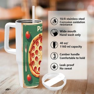 Gobelet isotherme en acier inoxydable personnalisé avec logo, 40 oz, pour usage professionnel - Product Image 5