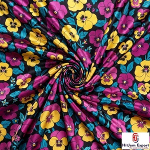 Tela de Poliéster Tana Personalizada con Impresión Digital, Material Textil Suave de Primera Calidad para la Fabricación de Prendas de Moda - Product Image 1