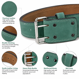 Ceinture de levage réglable et confortable pour la musculation, l'entraînement en salle de sport, la force athlétique et les exercices de fitness réguliers, avec une forte soutien lombaire. - Product Image 5