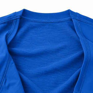 Phi Beta Sigma Royal Blue <b>Long</b> <b>Sleeve</b> <b>T</b> <b>Shirt</b> with Blue <b>White</b> Greek Letter Chest Design O Neck Ribbed Cuffs Unisex Greek - Product Image 6