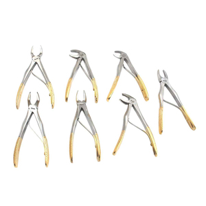 Nouvel Arrivage : Forceps d'Extraction Dentaire Manuel Plaqué Or, Porte-Aiguille pour Enfants, Instruments Médicaux Chirurgicaux - Product Image 5