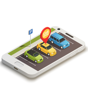 Aplicación de Estacionamiento de Vehículos Bajo Demanda - Sistema de Reserva y Buscador de Plazas de Estacionamiento Basado en GPS - Product Image 1