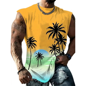 Camiseta sin mangas para hombre, personalizable en tamaño y color, ropa de gimnasio en blanco, fabricante mayorista directo - Product Image 1