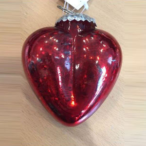 Décorations de Noël suspendues en métal aluminium au look classique avec boîte finition argentée, logo personnalisable Père Noël - Product Image 2