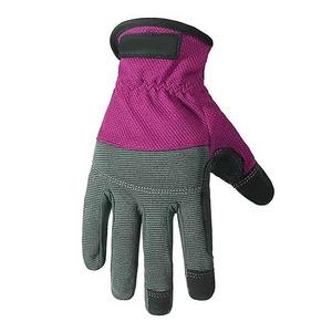 Gants de travail professionnels en tissu premium respirant avec dos en cuir, gants de conduite confortables pour la sécurité des mains - Product Image 5