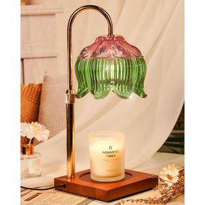 Lámpara Calentadora de Velas con Forma de Flor, Regulable y con Altura Ajustable, para Cumpleaños, San Valentín o Regalo de Inauguración de Casa para Mujeres/Mamá - Product Image 4