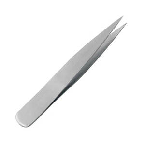 Pinzas Puntiagudas de Acero Inoxidable, Herramienta de Belleza para Pestañas, Pinzas Puntiagudas Antiestáticas, Herramienta de Precisión para el Cuidado Personal - Product Image 1