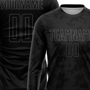 Maillots de football personnalisés élégants, t-shirts de football, vêtements de sport d'équipe, vêtements d'entraînement, uniforme personnalisé unisexe pour adultes, toutes saisons - Product Image 2