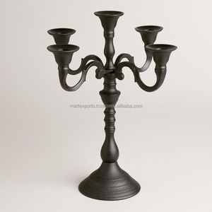 Candelabro Rústico de Metal Hecho a Mano, Portavelas Decorativo para el Hogar, Navidad, Mesa de Comedor, Sala de Estar y Reuniones Acogedoras - Product Image 5