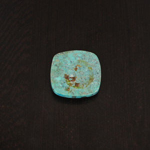 Pierre précieuse cabochon en turquoise naturelle d'Arizona, 106,7 carats, 37x37 mm, pour la création de bijoux - Product Image 5