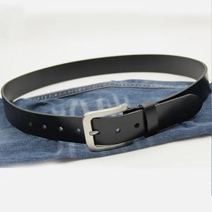 Custom <b>Men's</b> Classic Casual <b>Brown</b> Black Blue Genuine Leather <b>Belts</b> for Jeans - Product Image 3