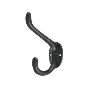 Double patère murale robuste pour chapeaux et peignoirs, quincaillerie métallique de style rustique pour la maison, vente en gros - Product Image 6