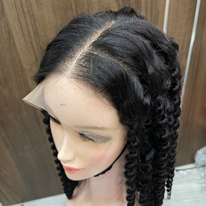 2026 Summer Virgin Human Hair Extensions Steam Curl Hair Weaving Viet Nam Natural Color Closure <b>Wigs</b> - Product Image 3