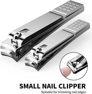 Juego de 2 Cortaúñas de Acero Inoxidable, 12.5 mm de Ancho, Diseño Plano y Duradero, para Uñas Gruesas de los Dedos de las Manos y los Pies, para Adultos - Product Image 4