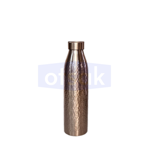 Classic Hammered <b>Copper</b> Eco-Friendly Reusable Portable <b>Drinking</b> Water <b>Bottle</b> for Home Kitchen and Office - Product Image 4