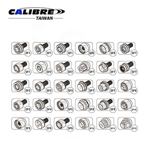 Juego de Herramientas para Extraer Tuercas de Rueda con Bloqueo Universal TAIWAN CALIBRE de 27 Piezas con Cubierta Protectora de Acero, 1 Año de Garantía - Product Image 2