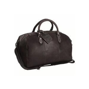 leather travel bag genuine leather weekender duffel carry on overnight large capacity travel bag for men women business trips - Product Image 3