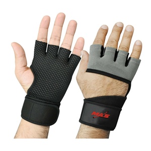 Respirant anti-dérapant hommes et femmes entraînement gants de gymnastique Sport Fitness haltérophilie gants d'entraînement en cuir - Product Image 1