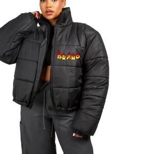 Nouvelle Arrivée Veste Matelassée Homme Fabriquée en Usine, Tricotée, Hiver, Extérieur, Respirante, Coupe-Vent, Broderie Imprimée, Tendance, Coton - Product Image 1