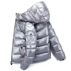 <b>Men</b> Hooded Lightweight Bubble <b>Jacket</b> Waterproof Quick Dry Breathable Warm Quilted Full Zip Casual Winter Outdoor Regular Fit - Product Image 5