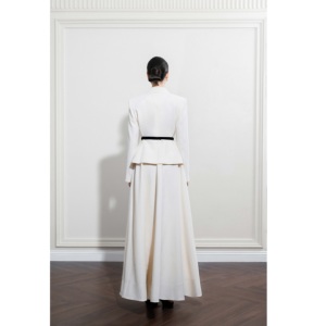 Blazer Casual de Alta Moda para Mujer, ELISE FIT BLAZER, Largo Regular, Texturizado, Suave, con Cuello de Solapa, Vestido Blazer para Mujer, Vietnam - Product Image 1