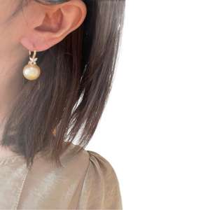 8.5-9mm S925 Silver <b>Fine</b> <b>Dangle</b> <b>Earrings</b> Light Luxury Versatile Free Brooch Jewelry Box Earstuds White Freshwater Pearls No Core - Product Image 5